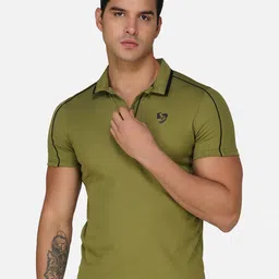 SG Polo Collar Short Sleeves T-shirt-image-99