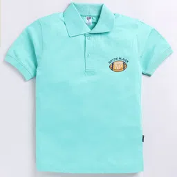Nottie Planet Boys Graphic Embroidered Detail Polo Collar T-shirt-image-10