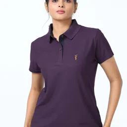 STELLERS Women Polo Collar T-shirt-image-80
