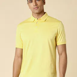 Allen Solly Cotton Polo Collar Short Sleeves Casual T-shirt-image-78