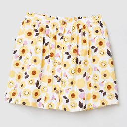 max Girls Printed Midi Flared Skirt-image-13