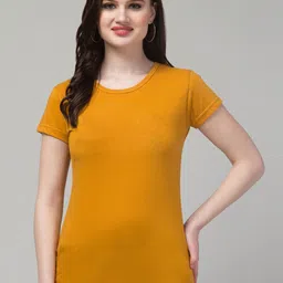 Trend Level Round Neck Pure Cotton T-shirt-48