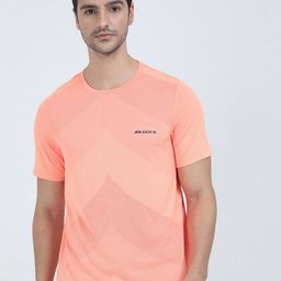 JOLGER Round Neck Rapid Dry Slim Fit Sports T-shirt-image-38