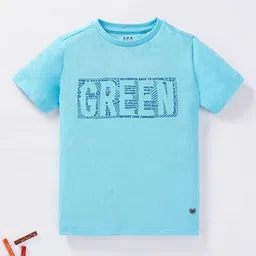 Ed-a-Mamma Boys Typography Printed Cotton T-shirt-32