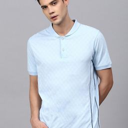 Campus Sutra Men Blue Casual T-shirts-image-97