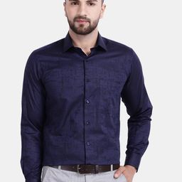 Cotstyle Premium Abstract Printed Cotton Formal Shirt-picture-4