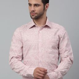 MUTAQINOTI Comfort Printed Cotton Formal Shirt-image-20
