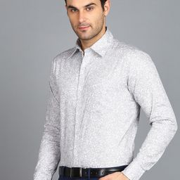 ZNX Clothing Premium Micro Ditsy Printed Cotton Formal Shirt-image-50