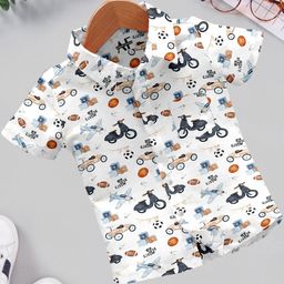 BAESD Boys Classic Conversational Printed Casual Shirt-image-64