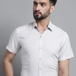JAINISH Classic Animal Printed Formal Shirt-image-20