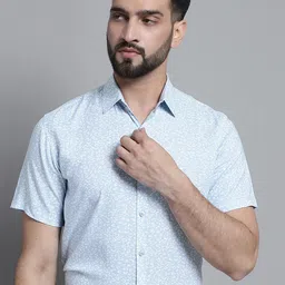 JAINISH Classic Animal Printed Formal Shirt-image-63