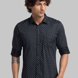 Parx Slim Fit Geometric Printed Casual Shirt-image-80