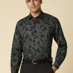Allen Solly Abstract Printed Slim Fit Cotton Formal Shirt-7