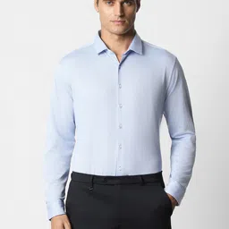 Van Heusen Slim Fit Textured Long Sleeves Formal Shirt-picture-15