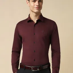 Allen Solly Slim Fit Self Design Pure Cotton Formal Shirt-image-62