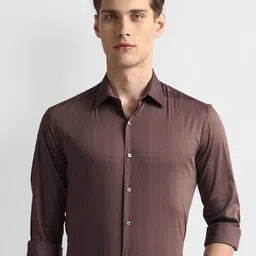 Arrow New York Manhattan Slim Fit Spread Collar Formal Shirt-picture-5