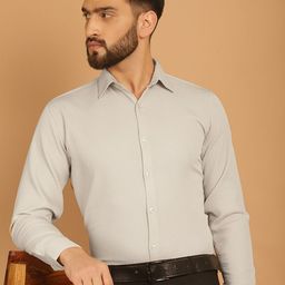 Indian Needle Vertical Stripes Spread Collar Classic Wrinkle Free Formal Shirt-image-27