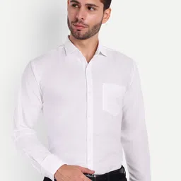 Springberry Men Solid Classic Opaque Formal Shirt-image-34