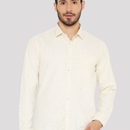 Maharaja India Slim Fit Grid Tattersall Checked Casual Shirt-image-36