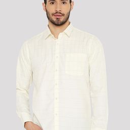Maharaja India Slim Fit Windowpane Checked Casual Shirt-image-12