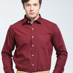 TQS Spread Collar Cotton Formal Shirt-image-88