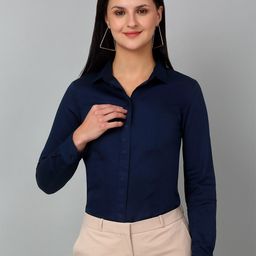 Cantabil Cotton Satin Formal Shirt-image-77