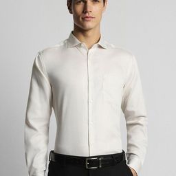 Peter England Elite Pure Cotton Formal Shirt-picture-21