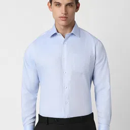 Van Heusen Spread Collar Cotton Formal Shirt-image-63