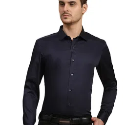 BAESD Men Solid Spread Collar Formal Shirt-image-97