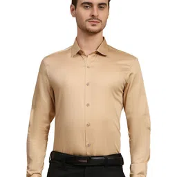 BAESD Men Solid Spread Collar Formal Shirt-image-96