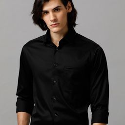 Aldeno Comfort Opaque Satin Formal Shirt-image-79