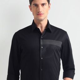 Arrow New York Spread Collar Slim Fit Cotton Formal Shirt-image-99