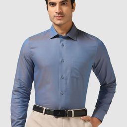Blackberrys India Slim Fit Cotton Formal Shirt-image-6