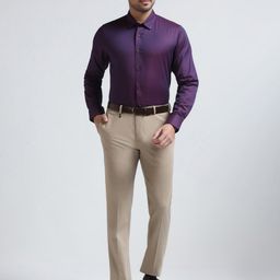 Blackberrys India Slim Fit Cotton Formal Shirt-image-8