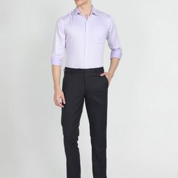 Arrow Slim Fit Cotton Dobby Formal Shirt-image-102