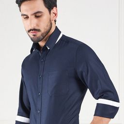 LOUIS STITCH Comfort Spread Collar Cotton Formal Shirt-picture-18