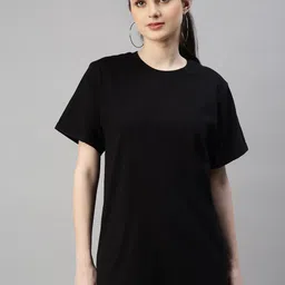 Kryptic Longline Loose Fit Pure Cotton T-shirt-image-57