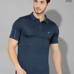 Force NXT Men Anti Odour Anti Viral Pack Of 2 Solid Polo Collar T-shirt-image-43