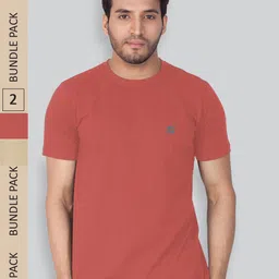 LUX NITRO Pack Of 2 Anti Odour Lounge T-shirts-image-97