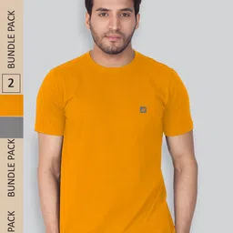 LUX NITRO Pack Of 2 Round Neck Anti Odour T-Shirt-image-60