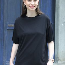 TITTLI Pack Of 2 Drop-Shoulder Sleeves Pure Cotton Longline Oversized T-shirt-image-55