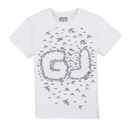 Gini and Jony Boys Typography Printed Cotton T-shirt-image-26