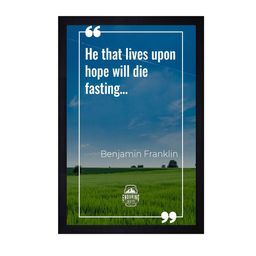 Gallery99 Blue & Green Motivational Quote Texture Paper Wall Art-image-48