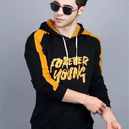 BAESD Boys Typography Printed Hooded Cotton T-shirt-image-50