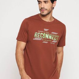 Club York Typography Printed Round Neck Cotton Casual T-shirt-image-45