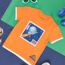 Pantaloons Junior Boys Graphic Printed Cotton T-shirt-22