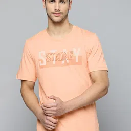 Alcis Typography Printed Anti Static Slim Fit Sports T-shirt-image-90