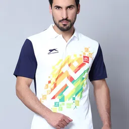 Shiv Naresh Geometric Printed Polo Collar Sports T-shirt-image-36