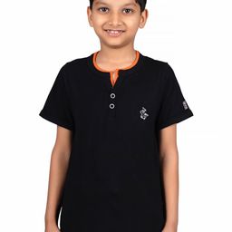 3PIN Boys Henley Neck Cotton T-Shirt-image-23