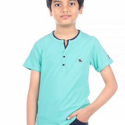 3PIN Boys Henley Neck Cotton T-Shirt-image-85